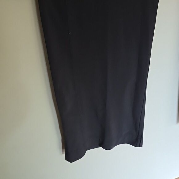 Athleta Straight Leg Womens Pants 16 Pull On Travel Lightweight Quick Dry Black - Picture 3 of 7